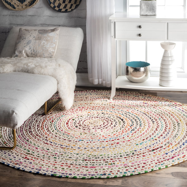 Trule Christie Bohemian Hand Braided Ivory Area Rug & Reviews Wayfair